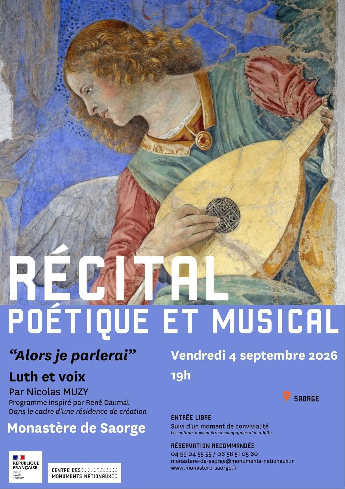 Récital poétique et musical : "Alors je parlerai"
