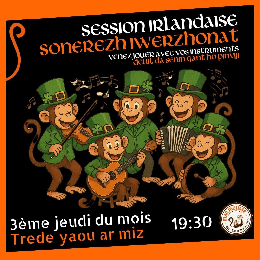 Session de musique irlandaise