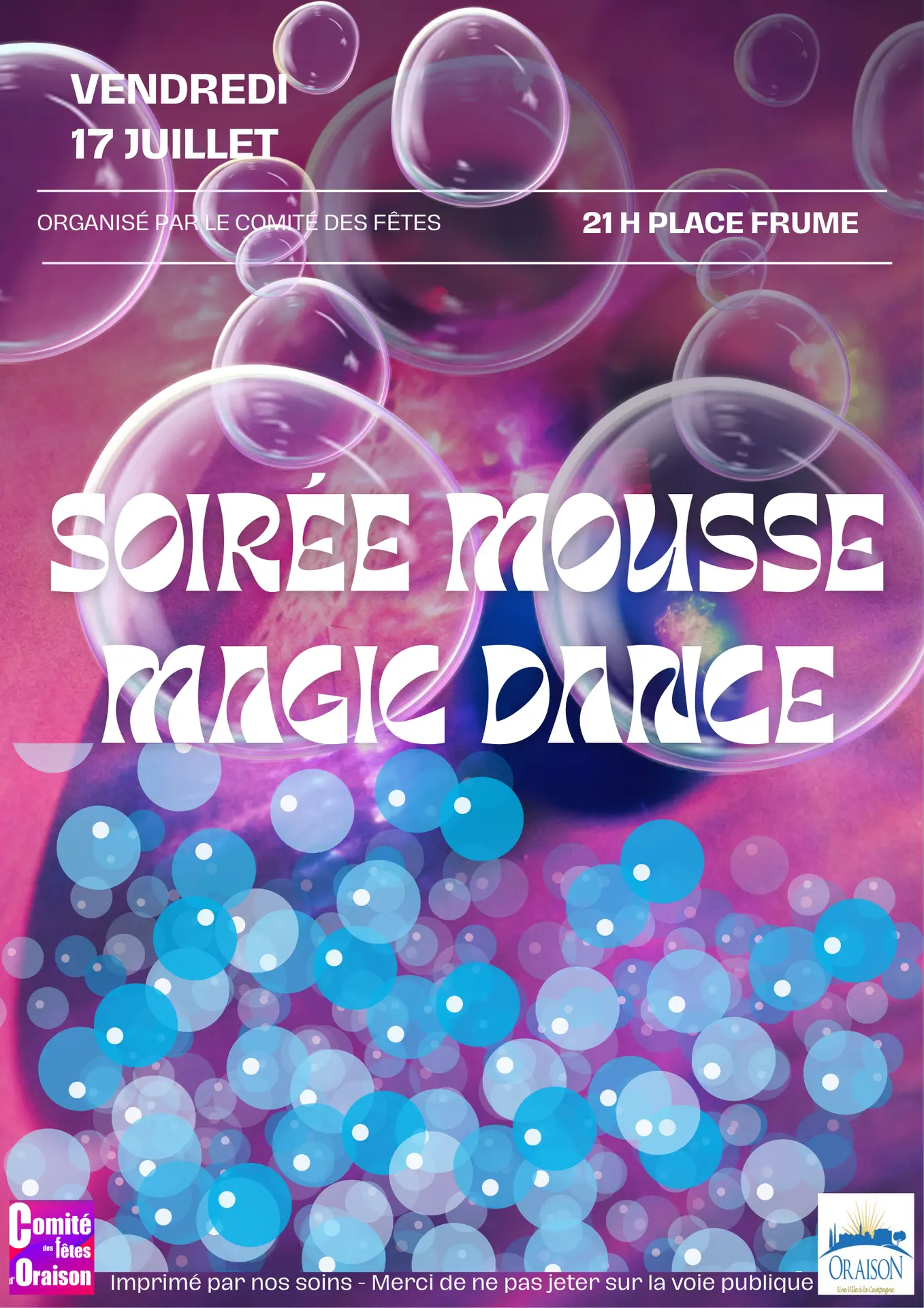 Soirée Mousse Magic Dance