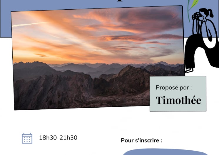 Assocation ArtLab Eclore : Rando photo coucher de soleil