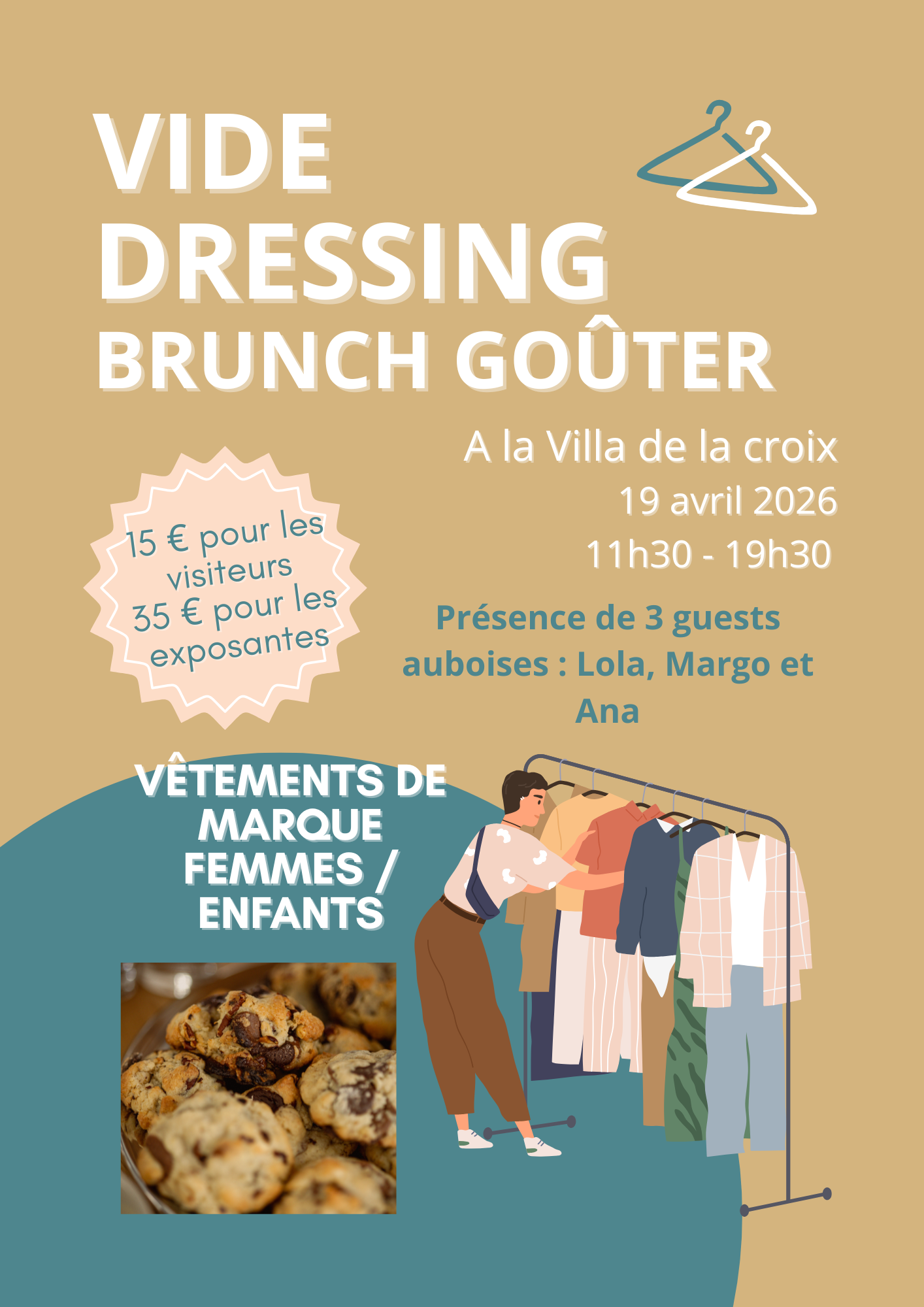 Vide-dressing Brunch &amp; Goûter à la Villa de la Croix
