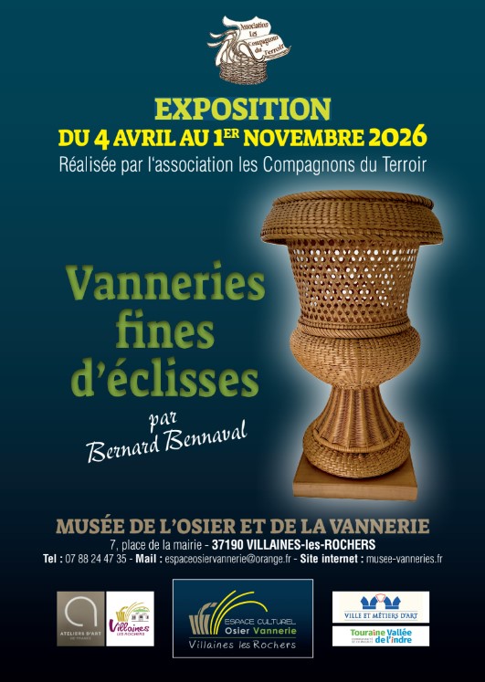 Exposition "Vanneries fines d’éclisse" - Espace culturel osier vannerie