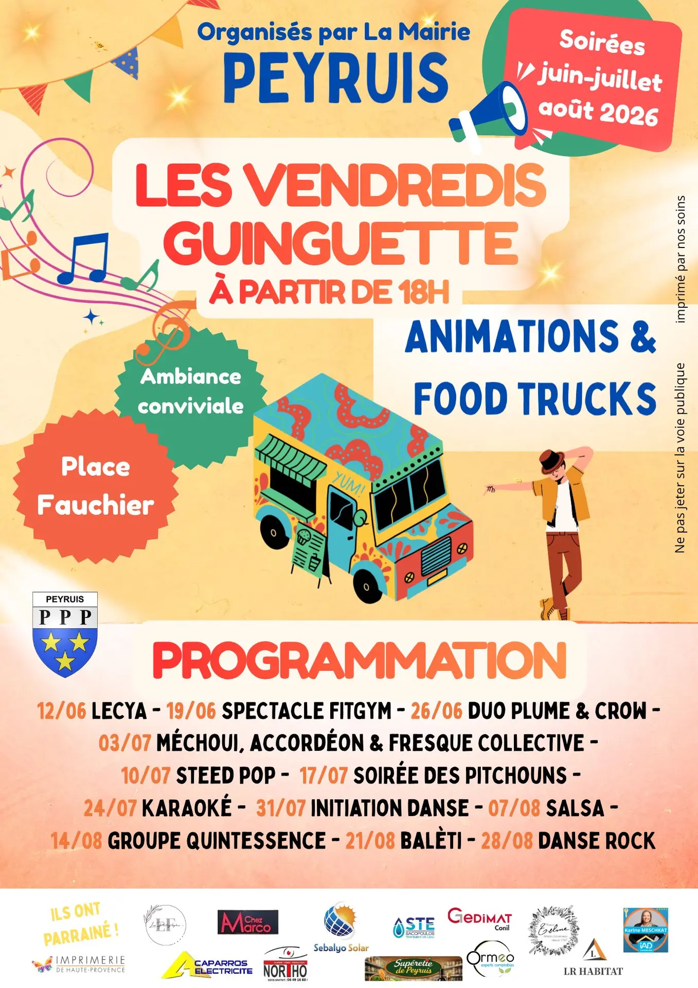 Les vendredis guingette !