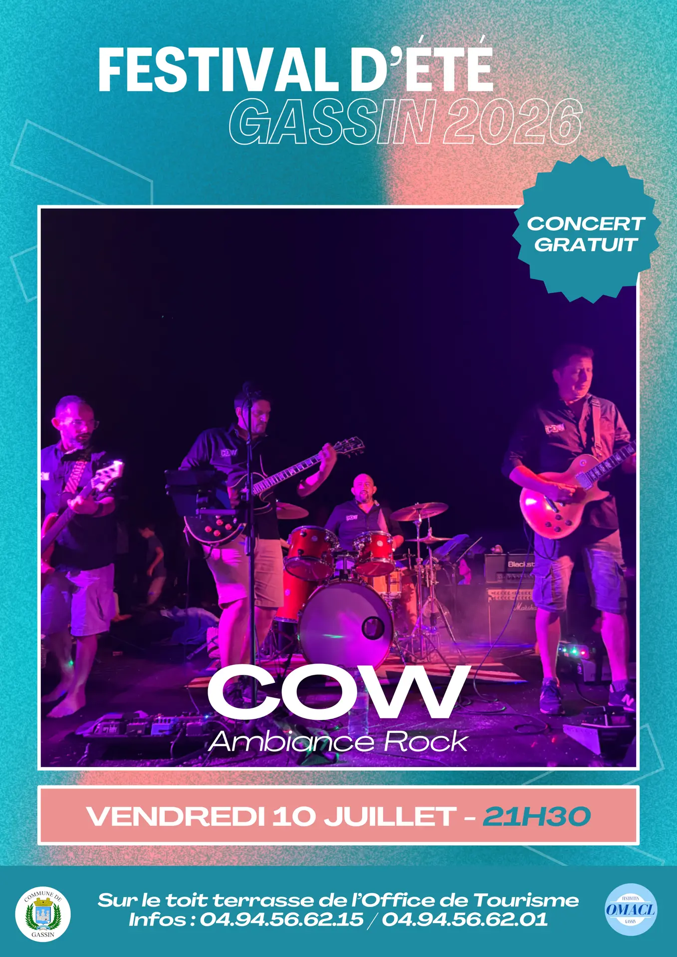 Festival d'été 2026 - Concert Cow