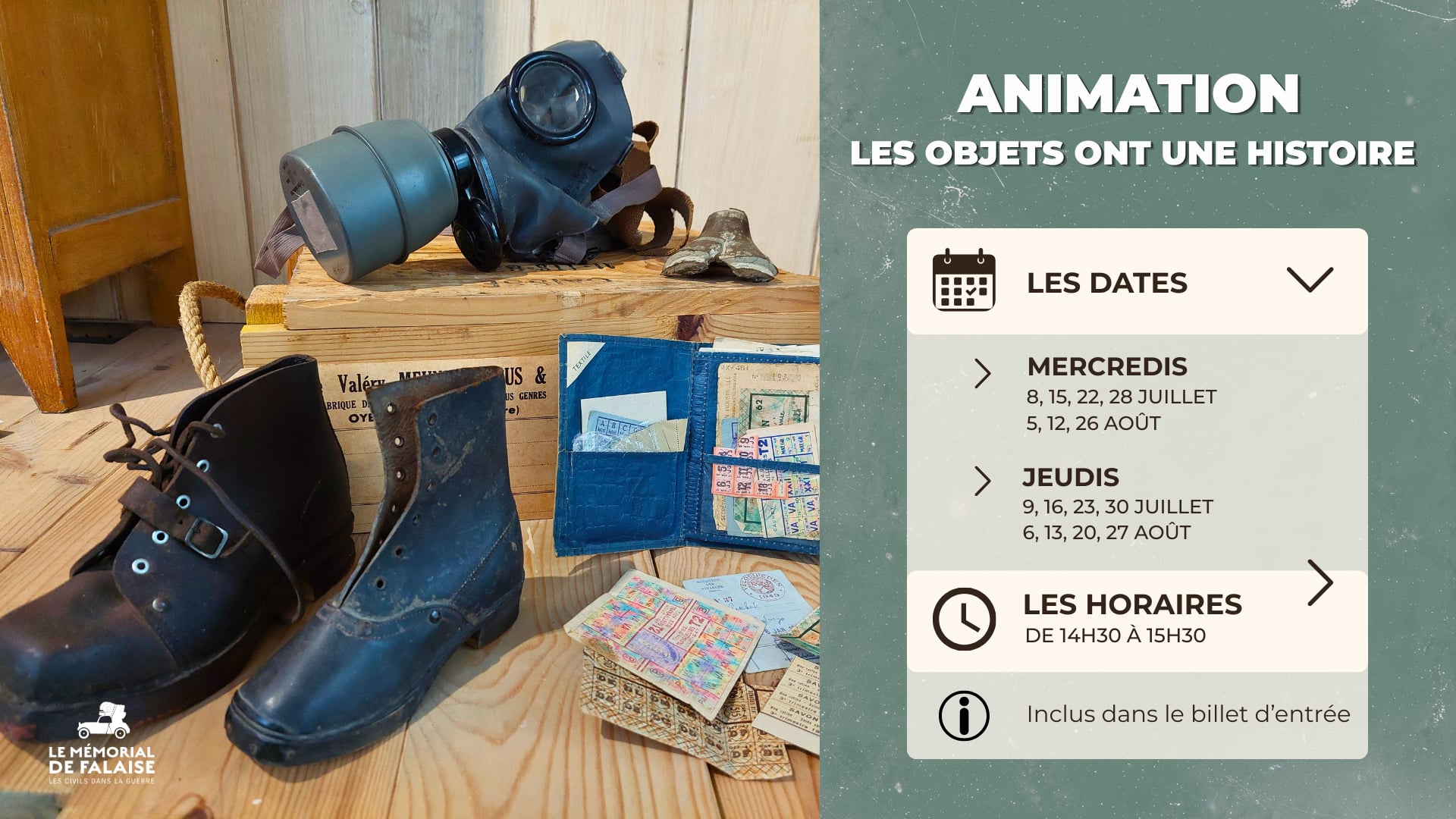 Animation "Les objets ont une histoire"