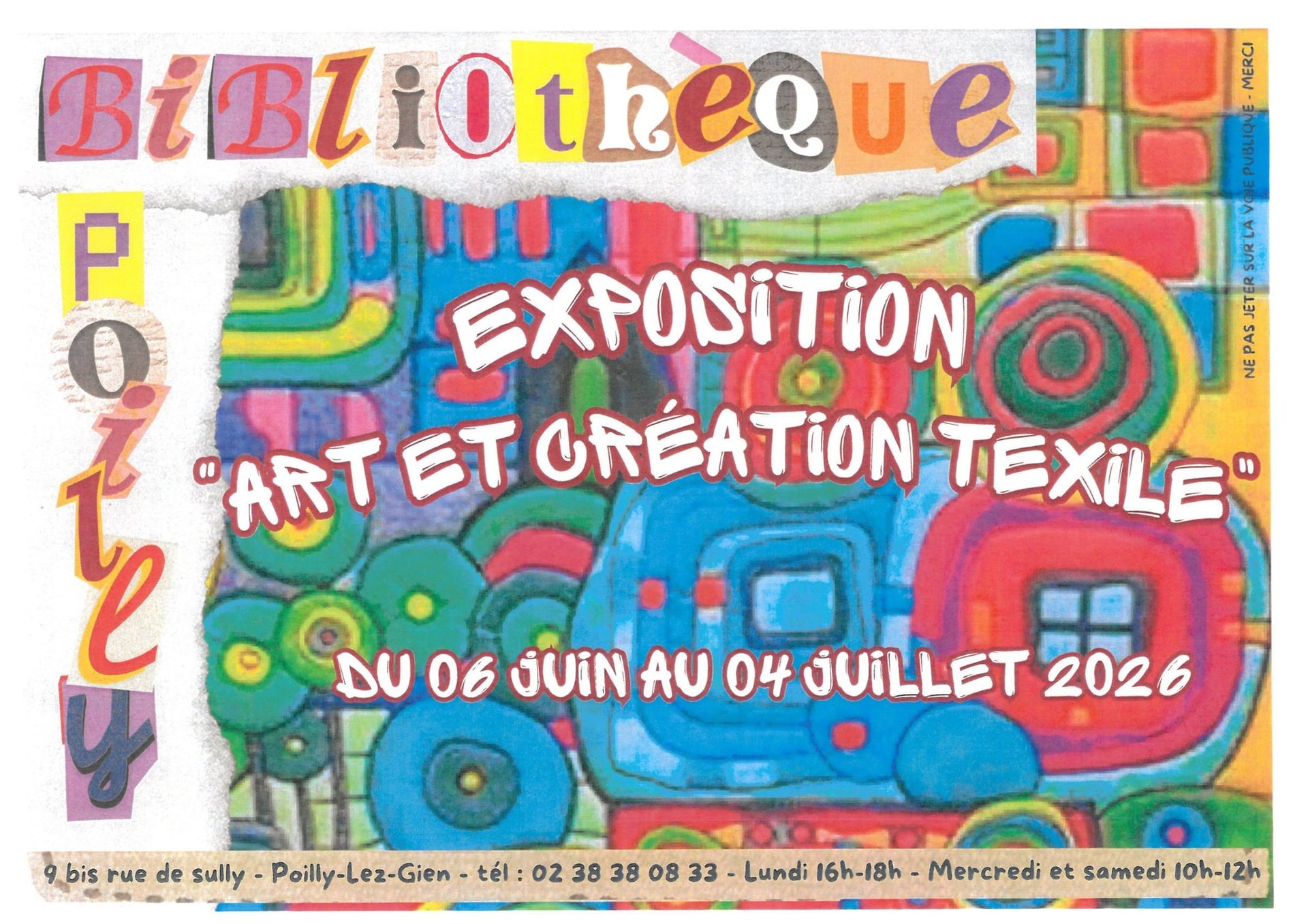 Exposition "Art et Création Textile"