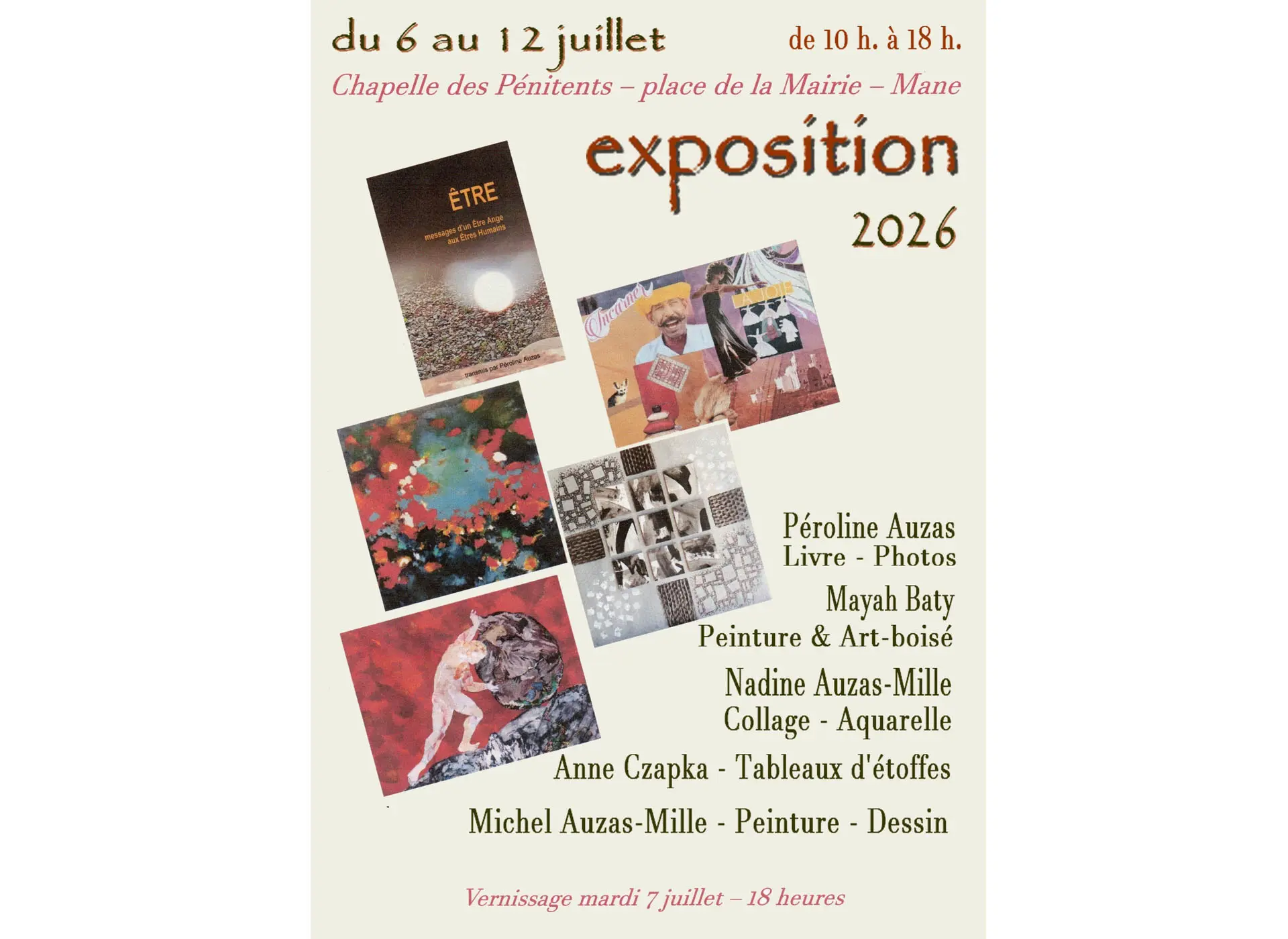 Exposition collective à la Chapelle des Pénitents
