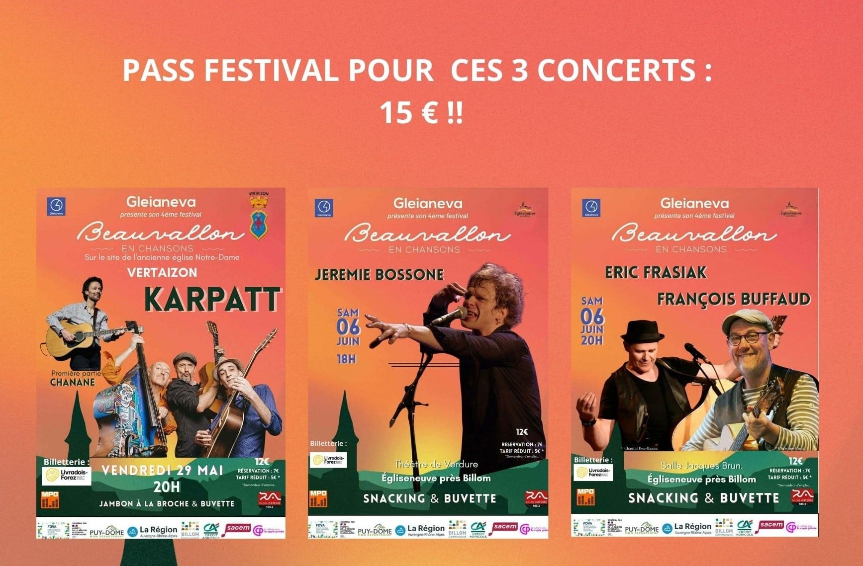 Festival Beauvallon en chansons