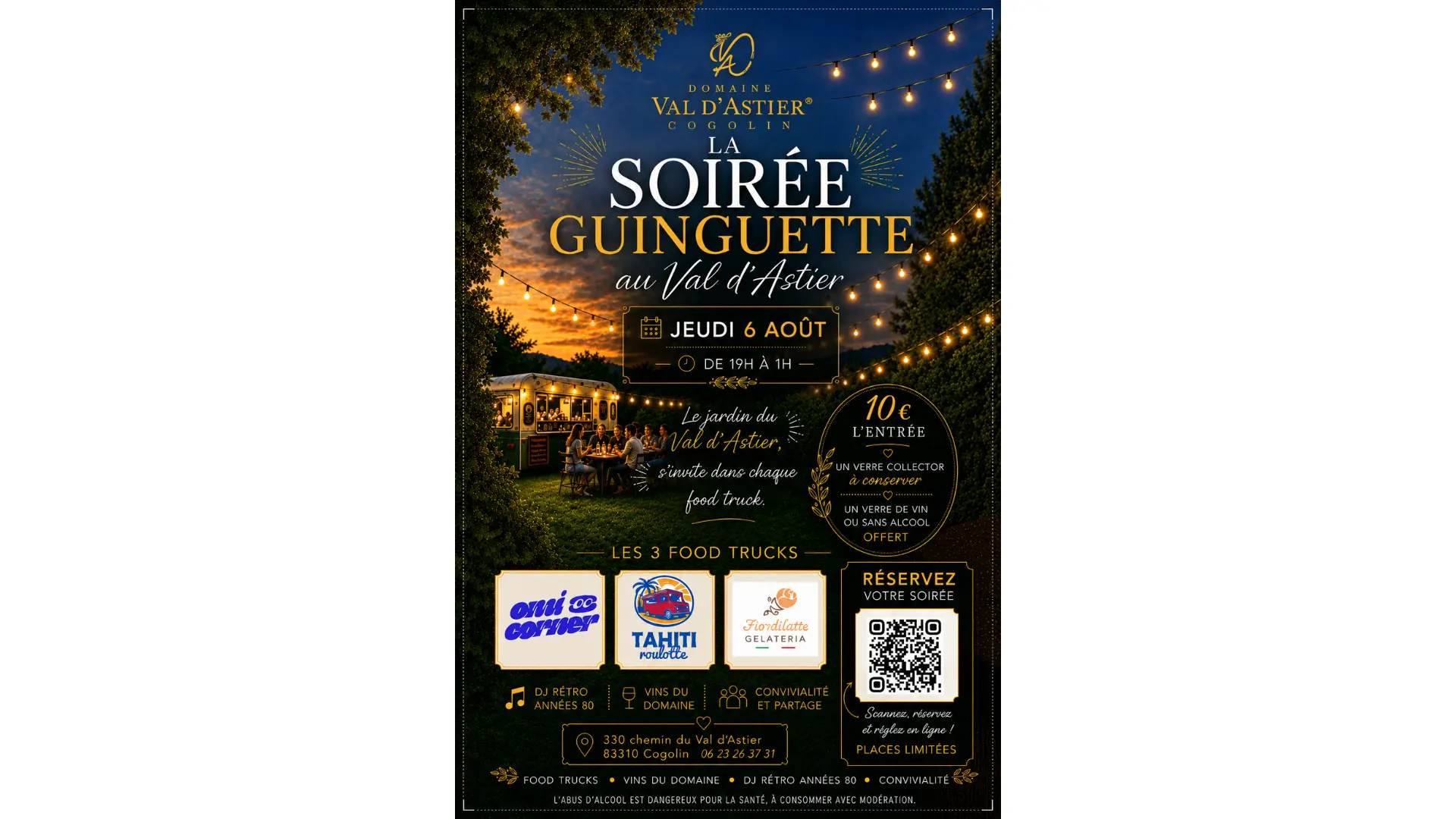 La soirée guinguette au Val d'Astier