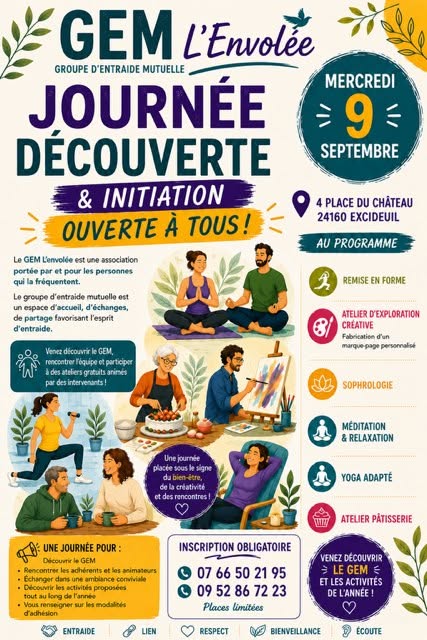 Journée de découverte au GEM L'envolée