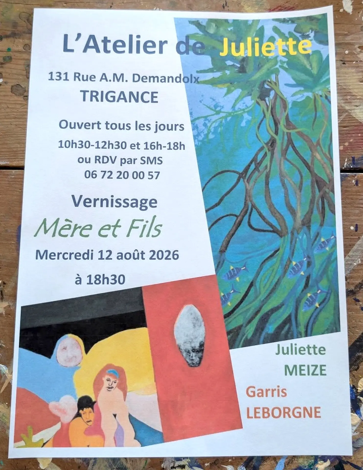 Vernissage Atelier de Juliette