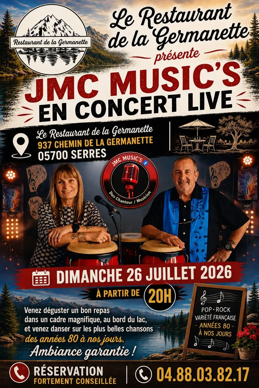 Soirée musicale au Restaurant de la Germanette