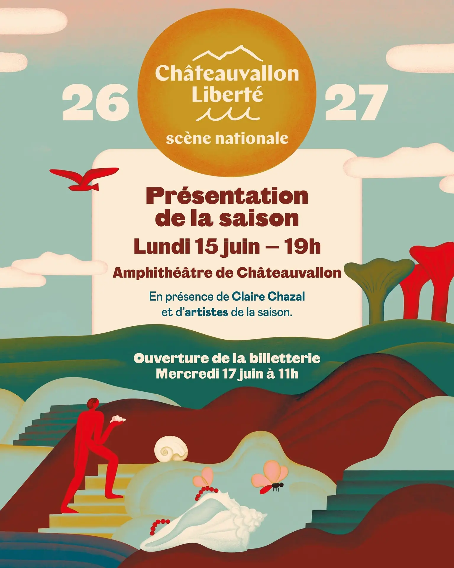 Présentation de la saison 26-27 de Châteauvallon-Liberté