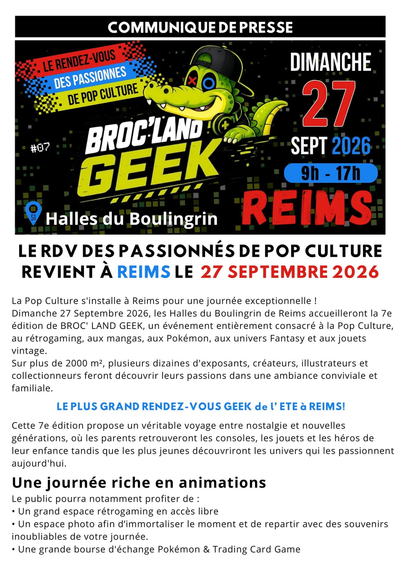 Broc' Land Geek Reims