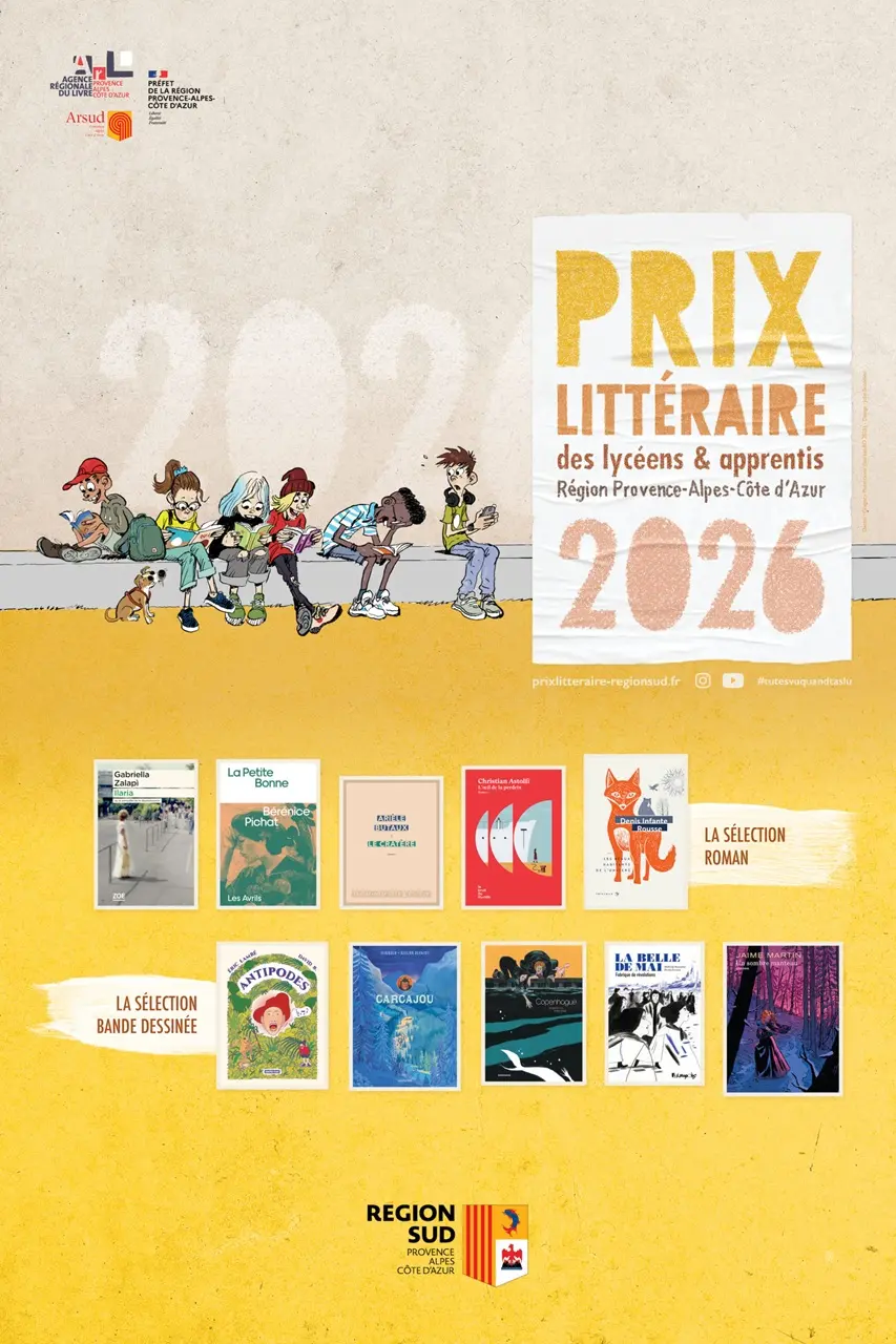 Prix littéraire 2026 - Concours d’écriture de nouvelles de la Région Sud