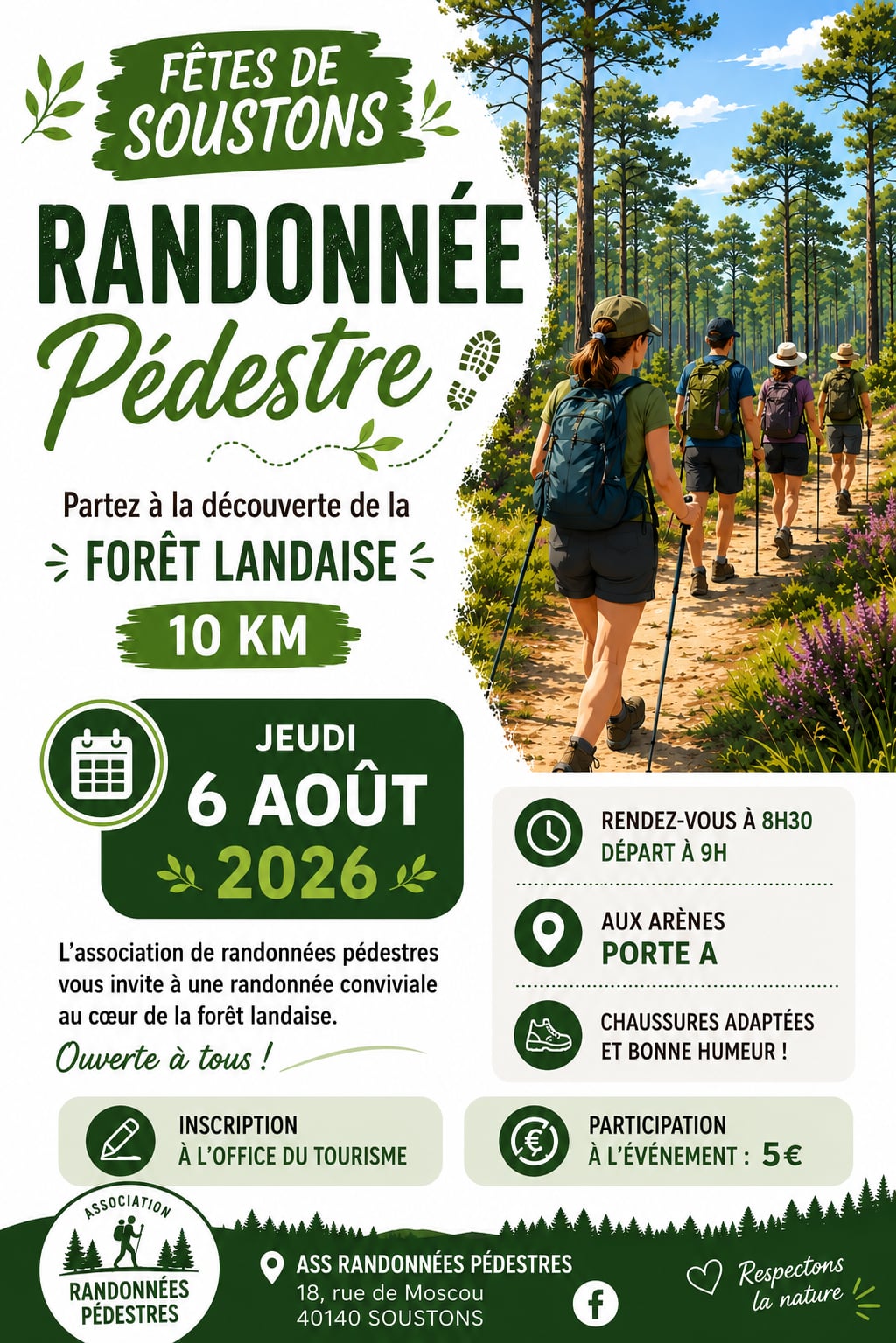 Marche matinale de 10 km