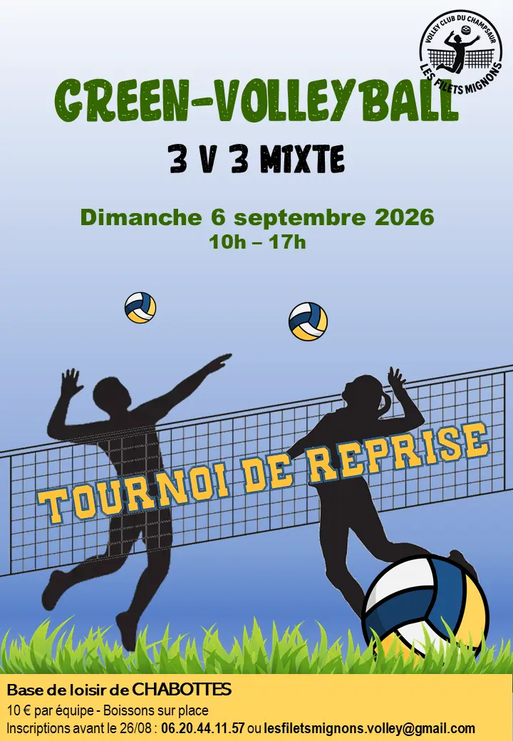 Tournoi de green volley-ball