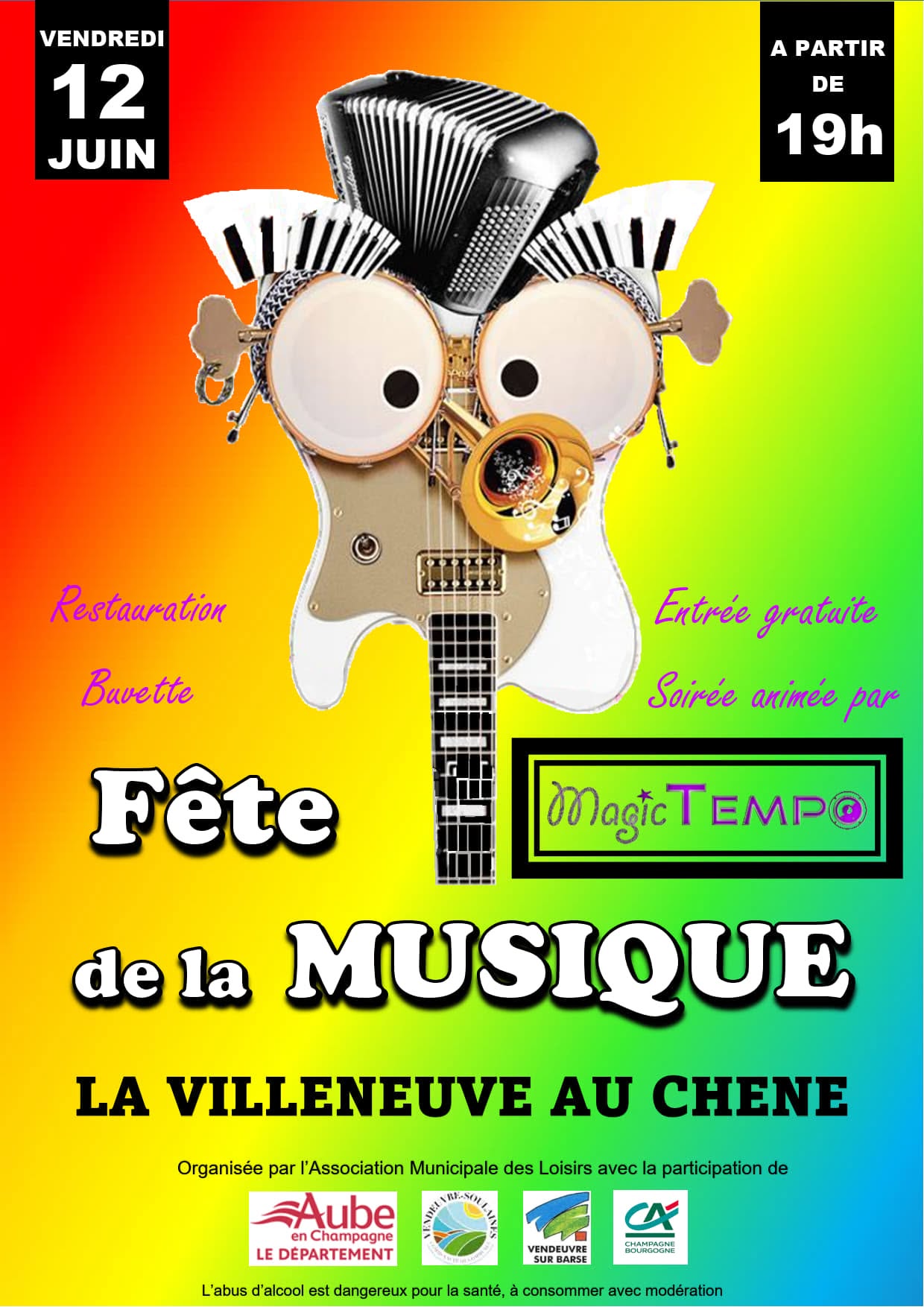 Fête de la musique à La Villeneuve-au-Chêne