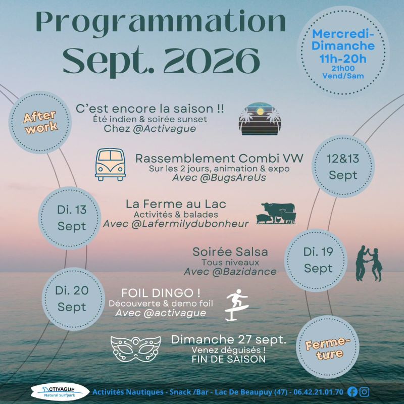 Fin de saison à Activague