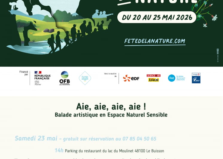 AIE, AIE, AIE, AIE ! BALADE ARTISTIQUE EN ESPACE NATUREL SENSIBLE