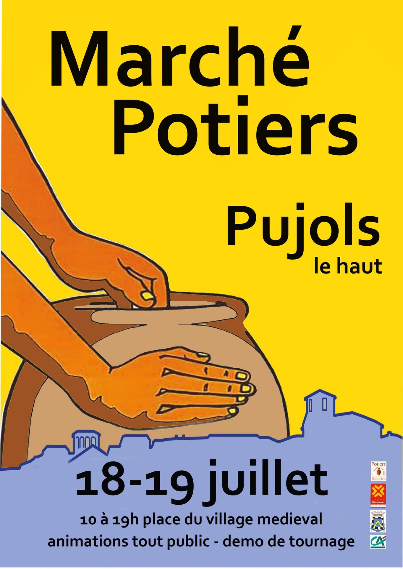 Marché des potiers de Pujols
