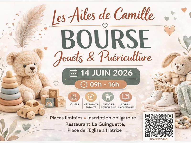Les ailes de Camille bourse aux jouets
