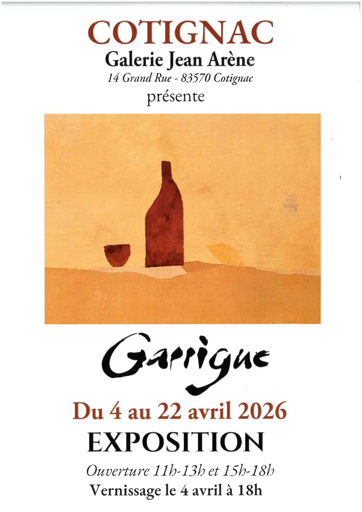 Exposition : Garrigue - Dessins