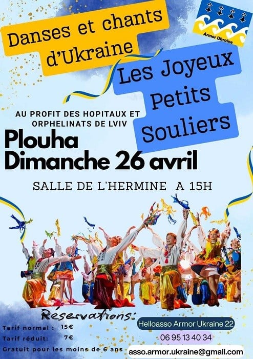 Spectacle Chants et Danses d’Ukraine