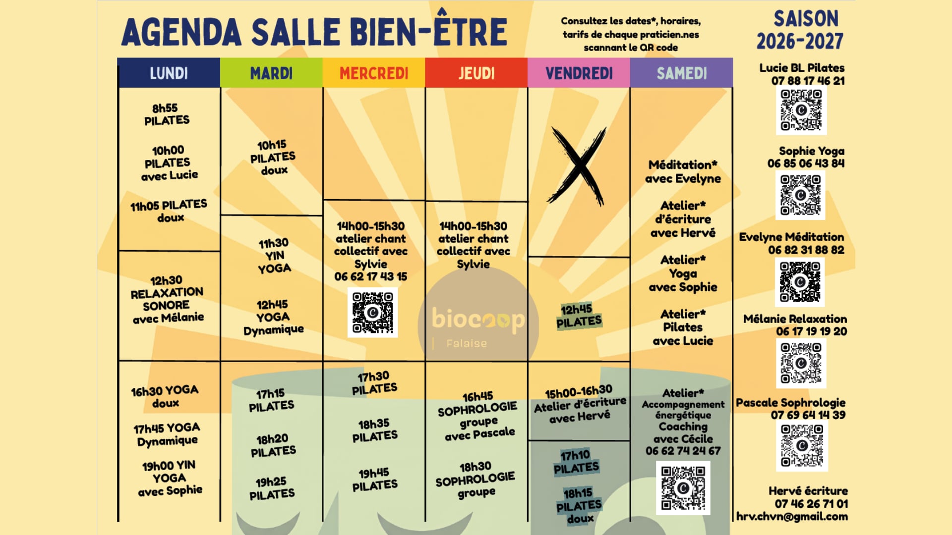 Découverte de la salle bien-être et de ses activités à Biocop Falaise