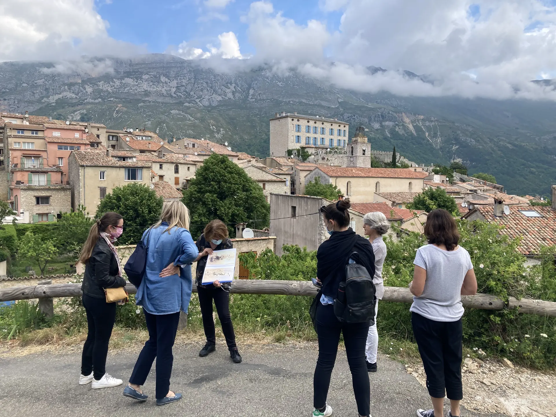 Visites guidées estivales à Cipières