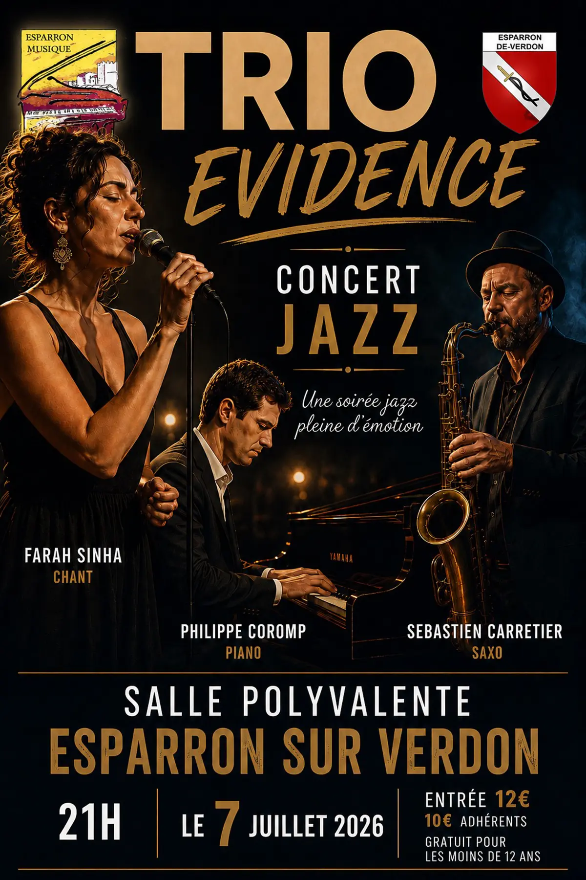 Concert de Jazz "Trio Evidence"