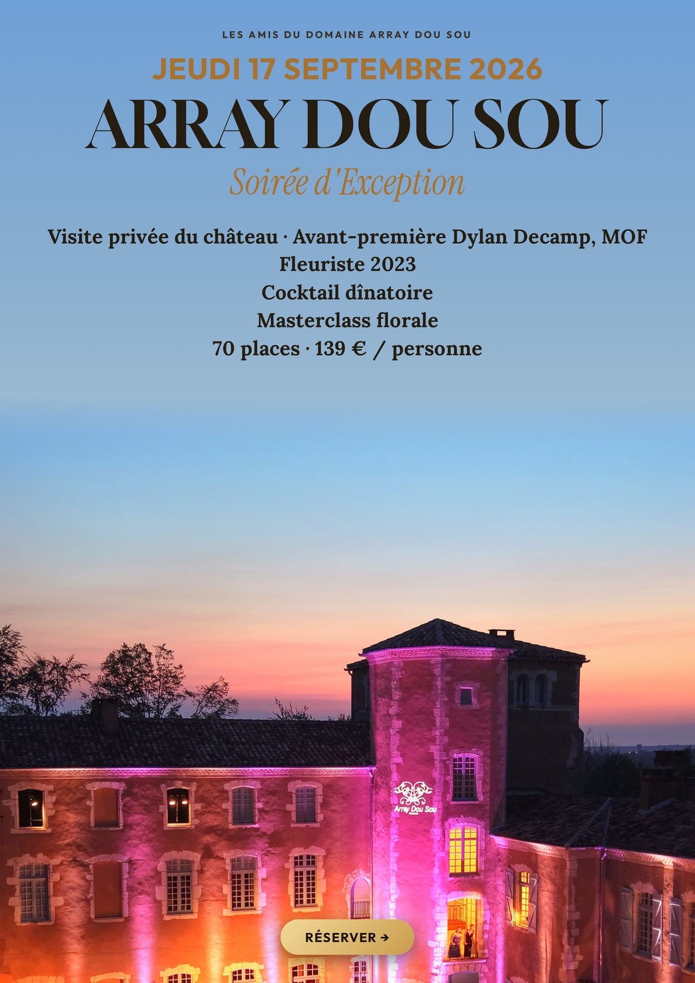 Soirée au Domaine Array Dou Sou