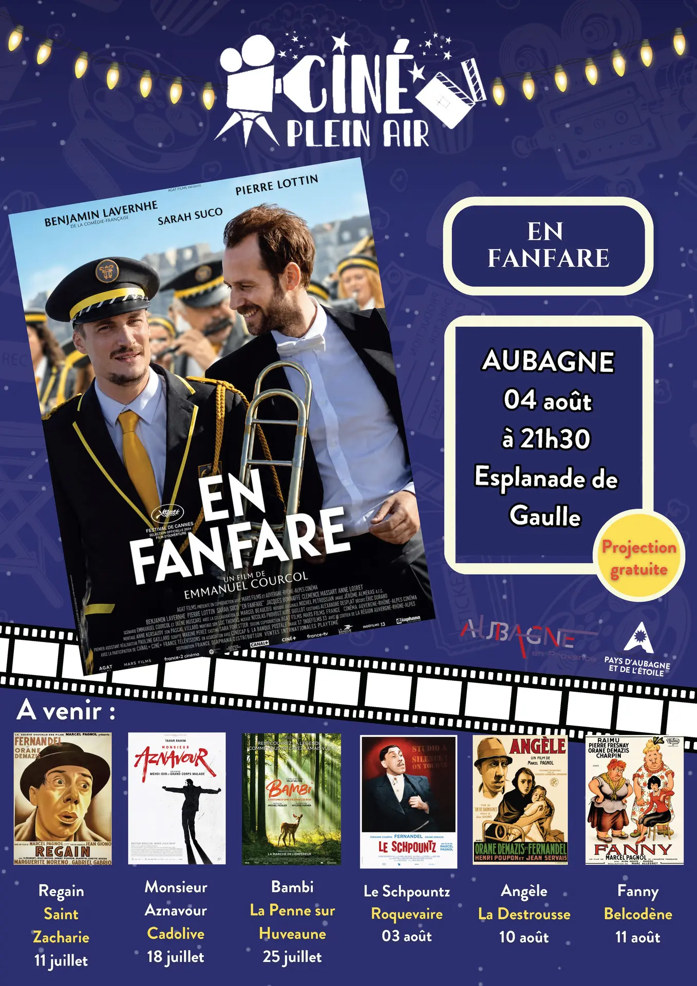 Ciné plein air - En fanfare