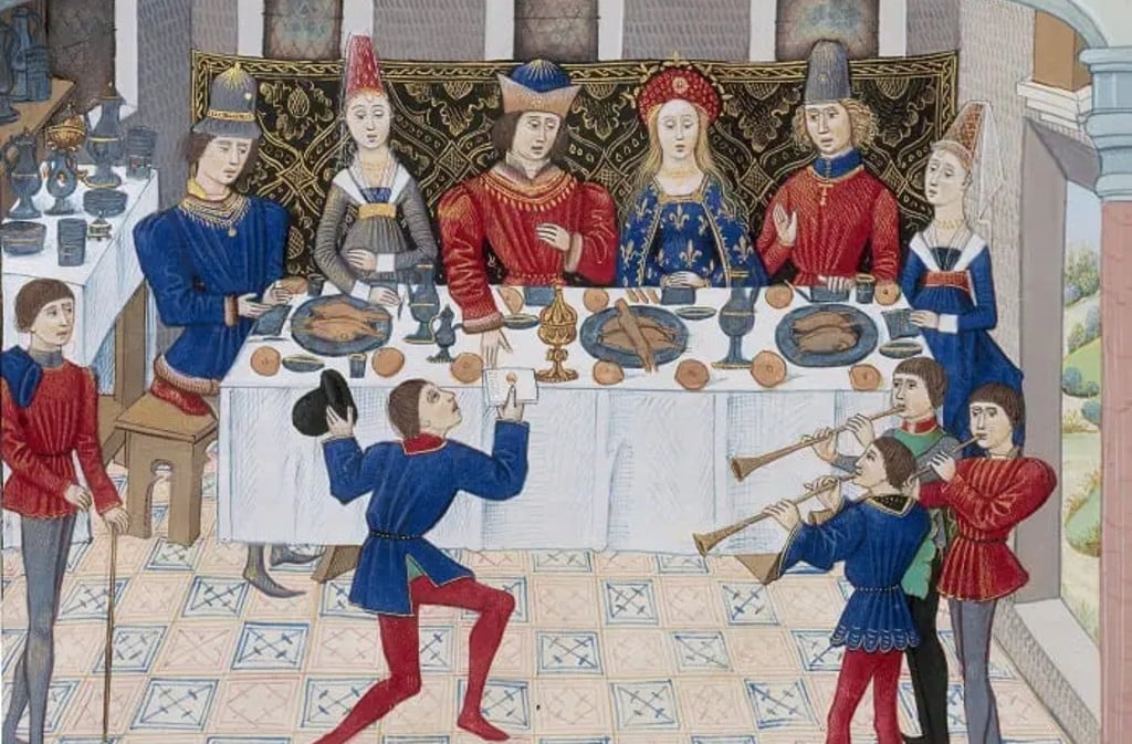 Exposition la table au moyen-age