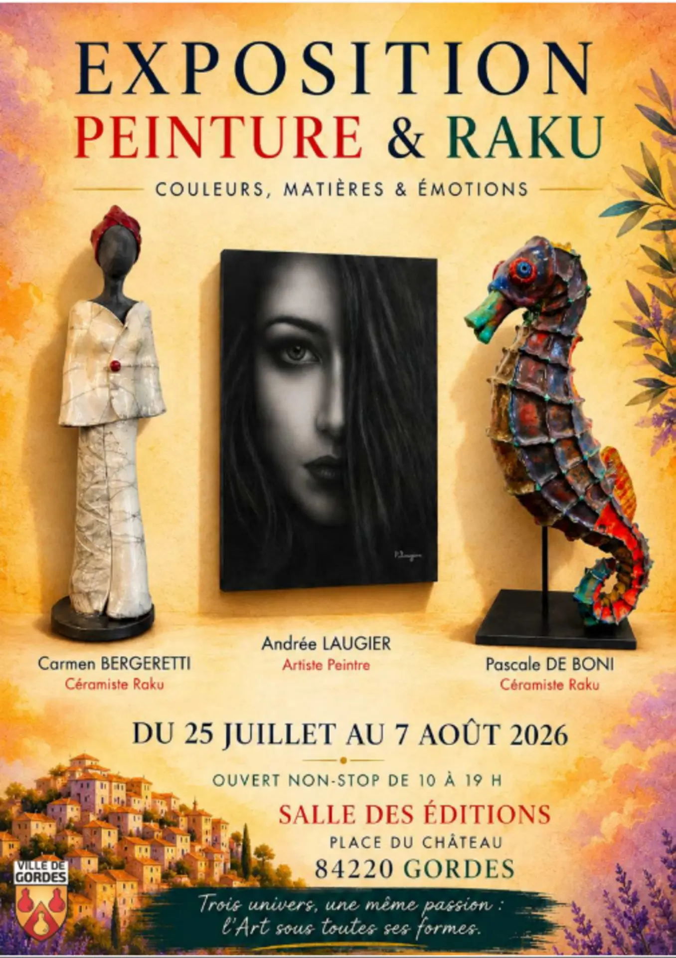 Exposition Peinture et Raku