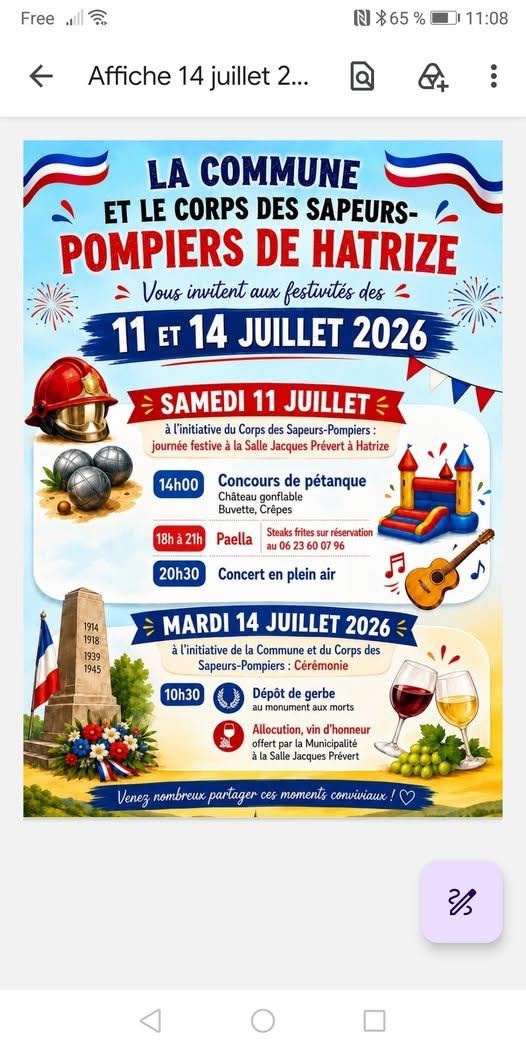 Festivités du 11 juillet
