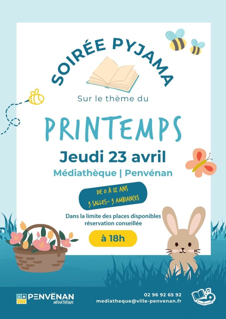 Soirée pyjama sur le thème du printemps