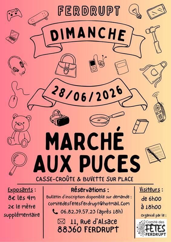 34ème marché aux puces