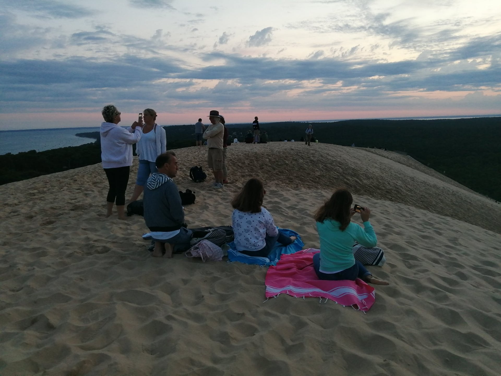 Lever du soleil sur la Dune du Pilat