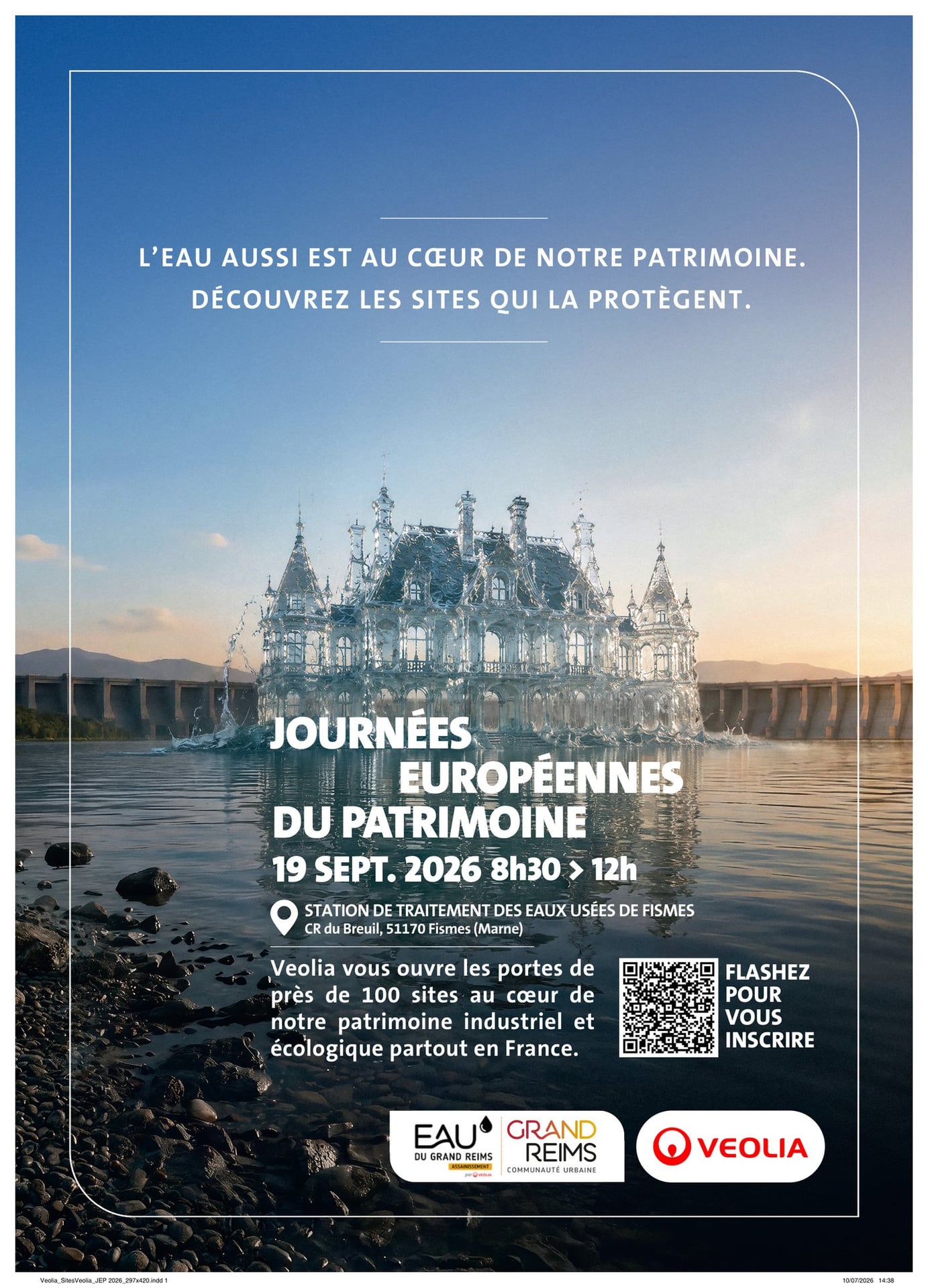 Journées Européennes du Patrimoine : visite de la station de traitement des eaux usées de Fismes