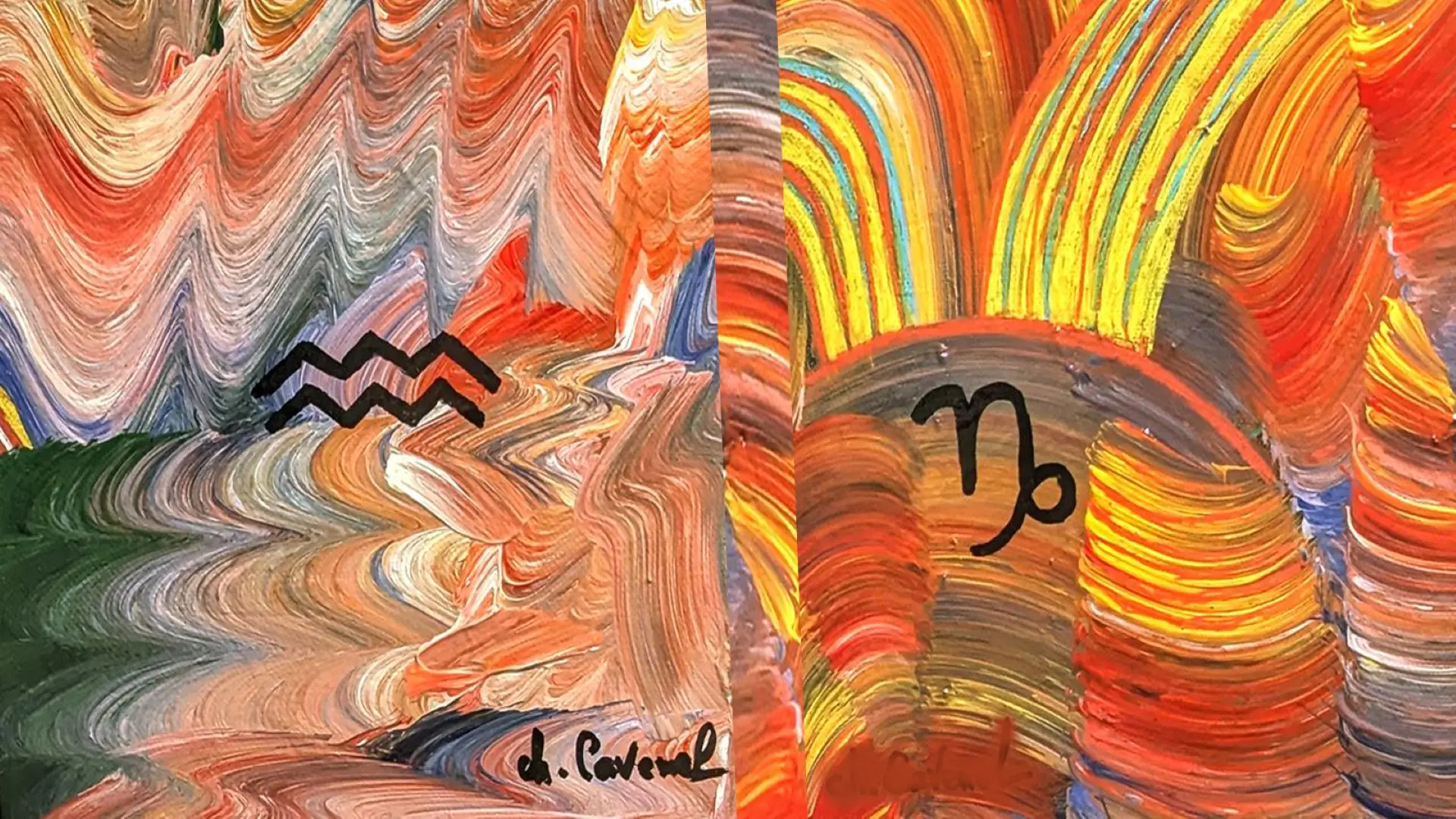 Exposition "Le zodiaque comme cercle de créations" de Chantal Cavenel