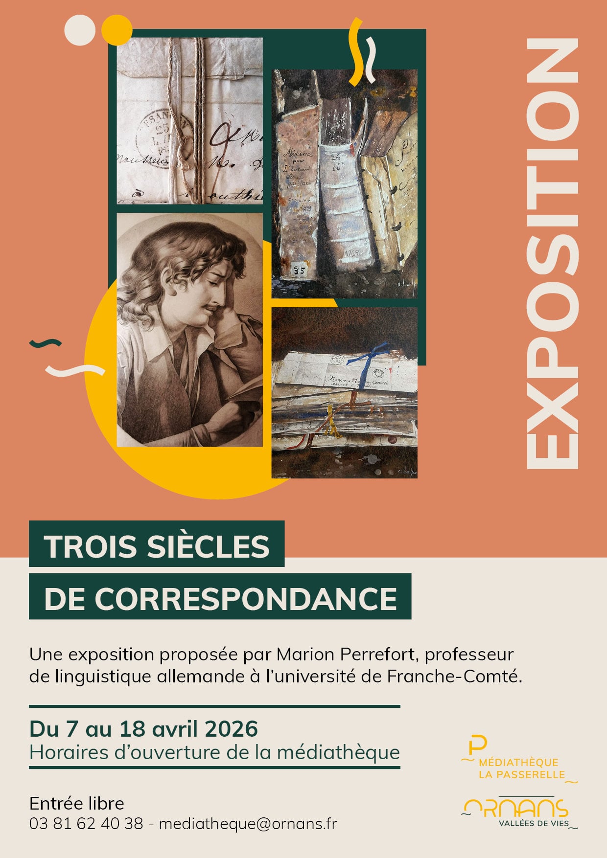Exposition "Trois siècles de correspondance"
