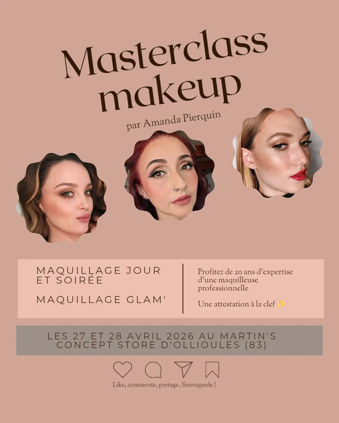 MASTERCLASS IMMERSIVE EN MAQUILLAGE ÉCO-RESPONSABLE