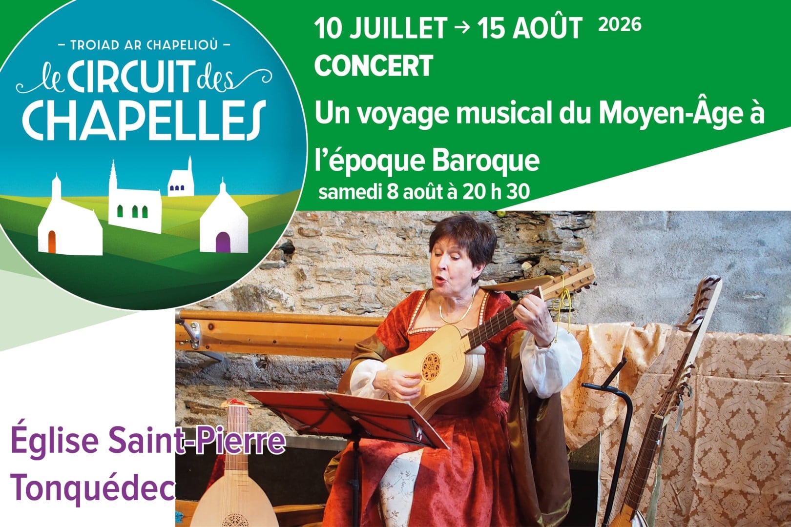 Un voyage musical du Moyen-Âge à l’époque Baroque – Circuit des chapelles