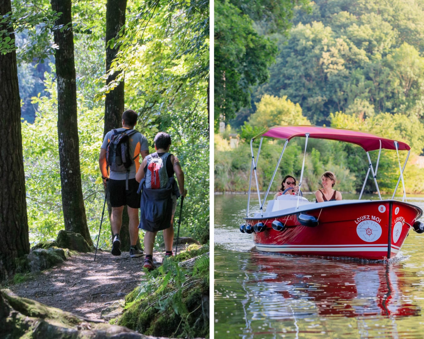 Balade rando / bateau goûter avec Kaouann