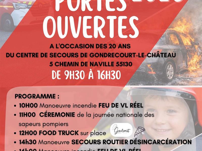 Portes ouvertes au centre de secours - 20 ans du centre