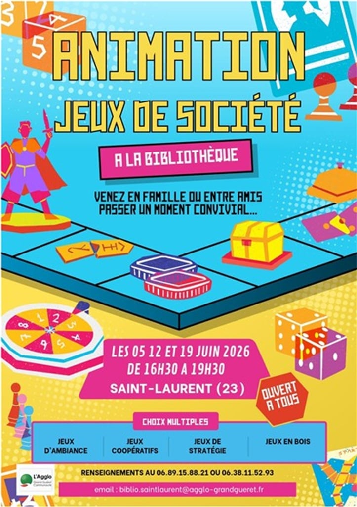 Animation : jeux de société