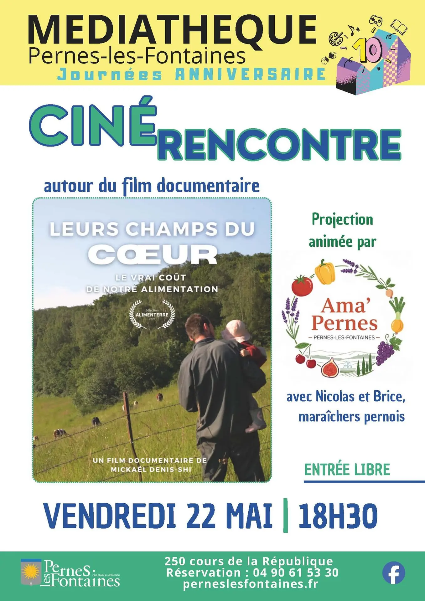 Ciné rencontre : "Leurs champs du coeur, le vrai coût de notre alimentation"