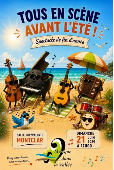 Concert des élèves de Musique dans la Vallée