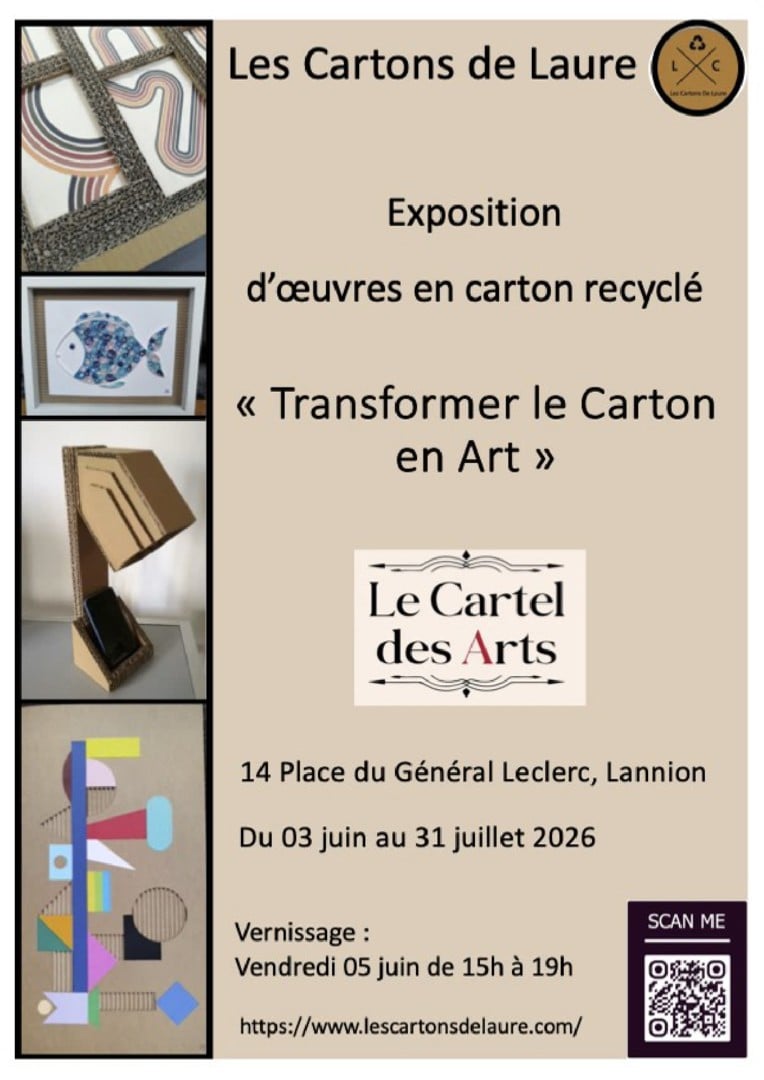 Transformer le carton en Art – Les cartons de Laure
